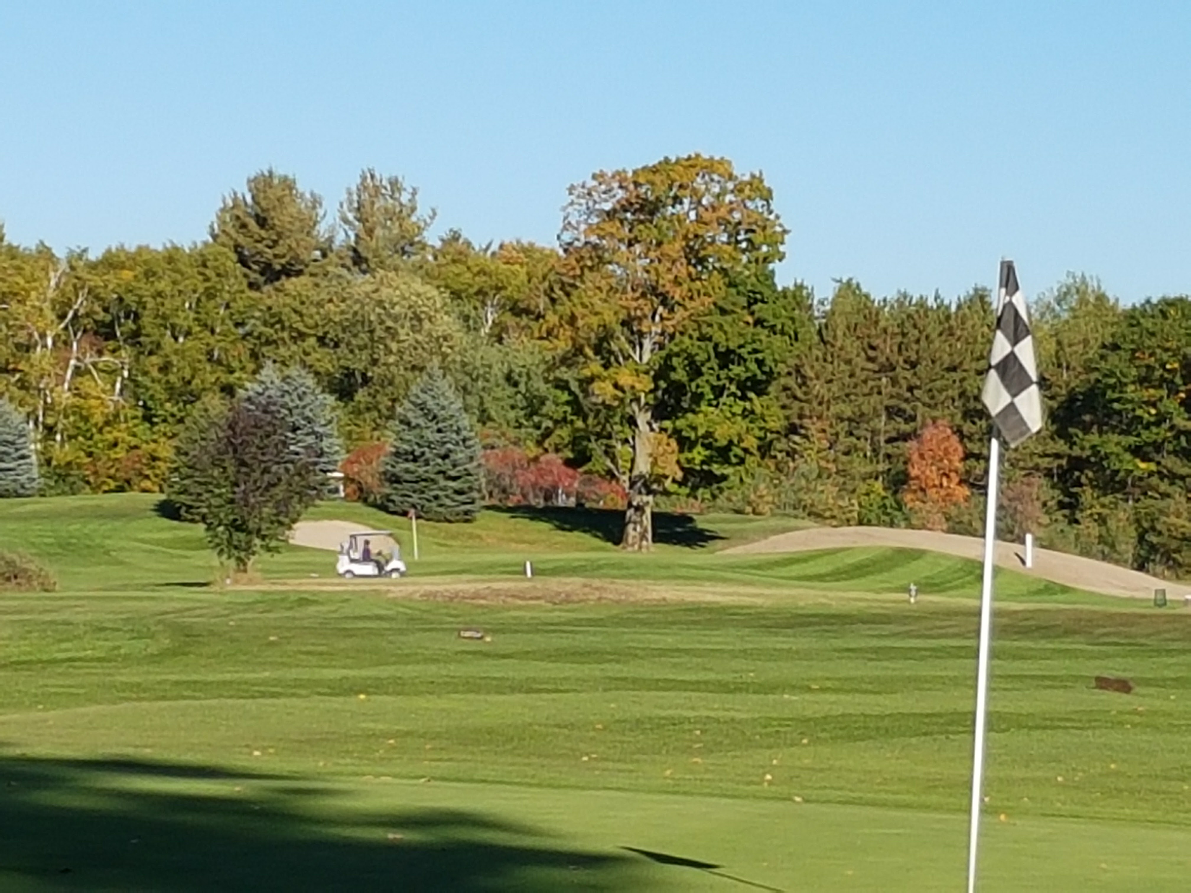 Bunker shot Toronto premium golf course Foxbridge